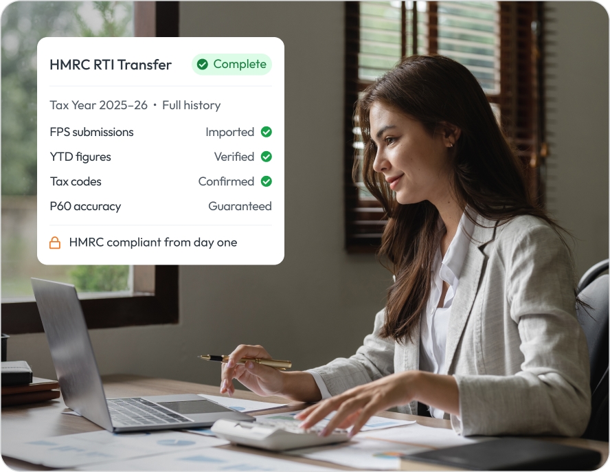 HMRC RTI History Transfer Interface
