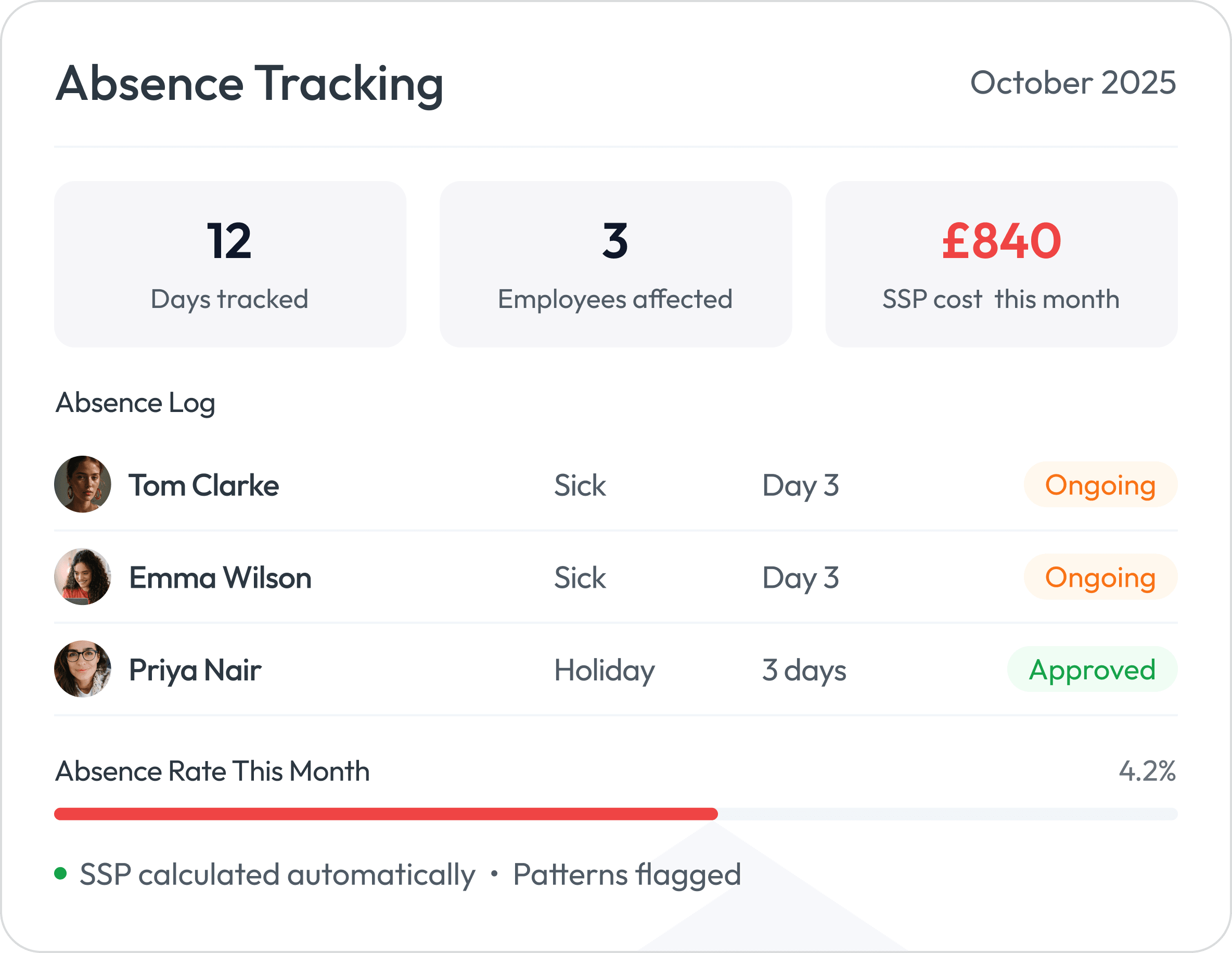 Workmax absence and leave-management overview