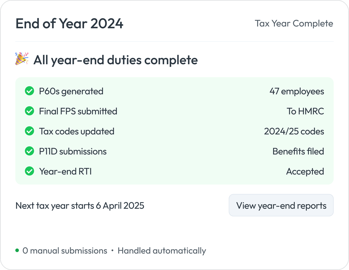 Workmax End of year payroll duties automation