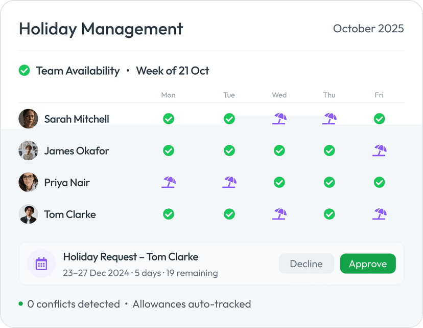 Holiday Request Workflow for Small Businesses: How to Stop Spreadsheet Chaos